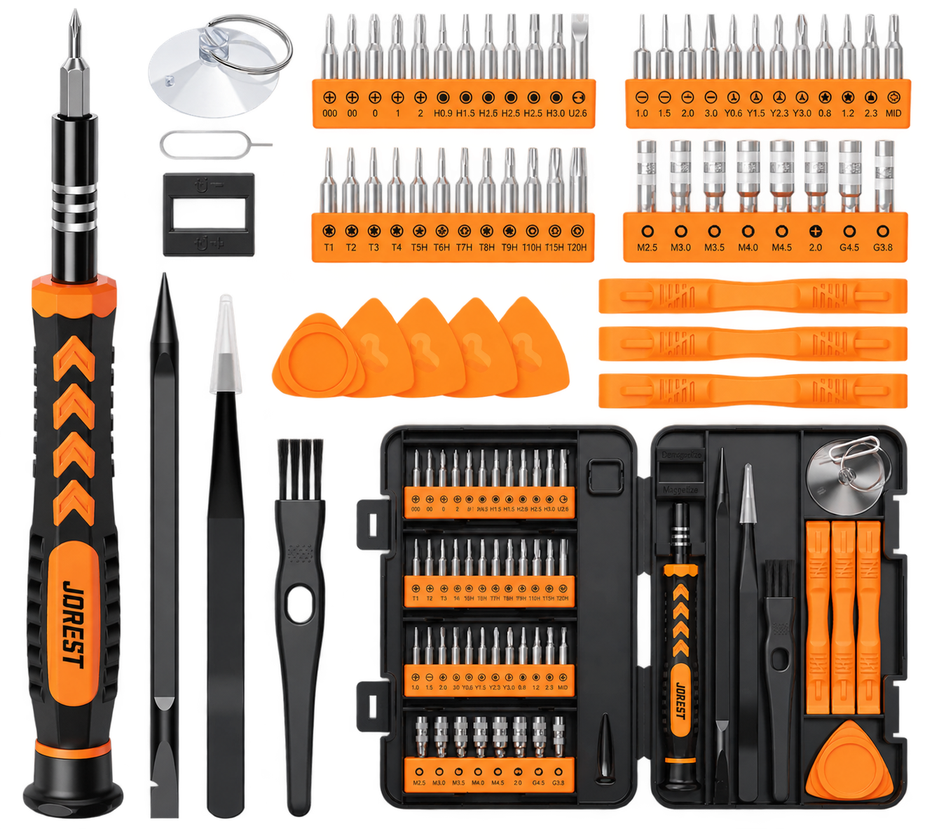 JOREST · Kit de precisión 59 piezas